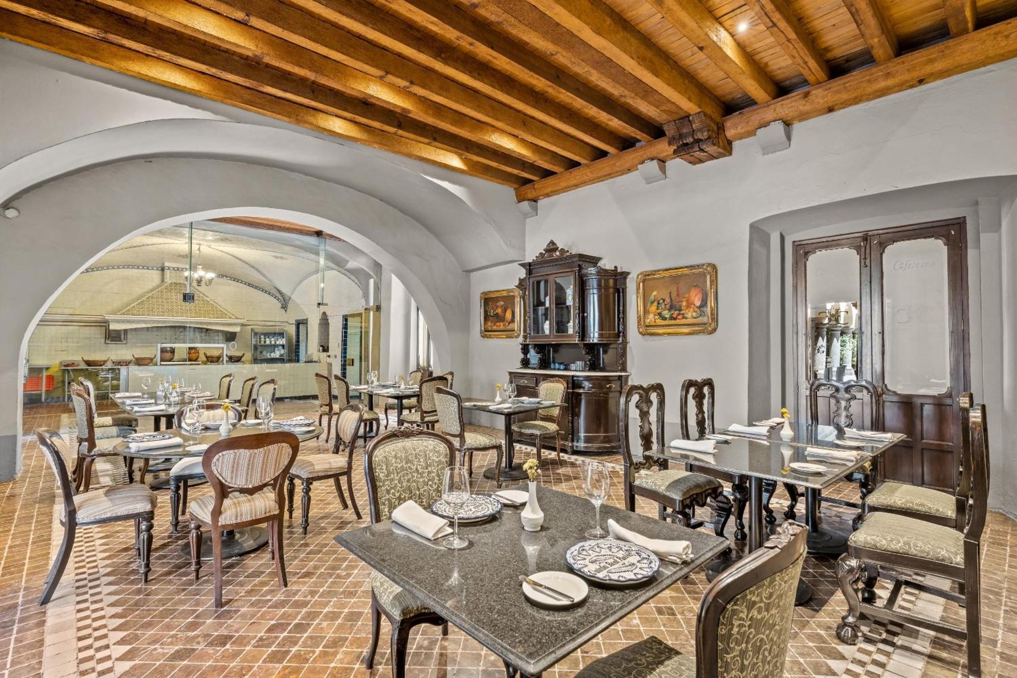 Quinta Real Puebla Hotel Ngoại thất bức ảnh Restaurant interior