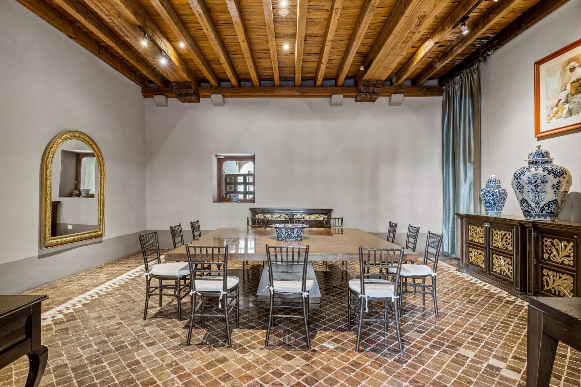 Quinta Real Puebla Hotel Ngoại thất bức ảnh The dining room